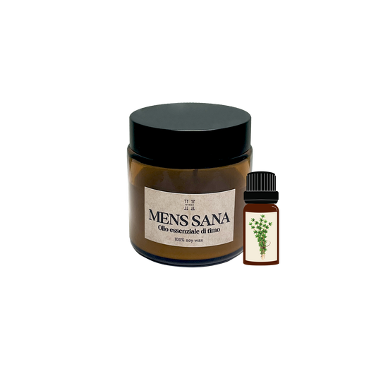 Candela mens sana con olio essenziale di timo 